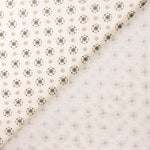 Popeline Flor Candy Cinza - Ribes y Casals