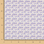 Algodão Popeline Floral Cinza - Ribes y Casals