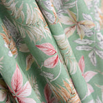 Popeline Algodão Tropical Verde Menta - Ribes y Casals