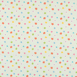 Algodão Popeline Flores Verde Claro - Ribes y Casals