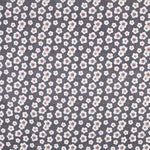 Algodão Popeline Flores Cinza Cinza - Ribes y Casals