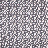 Algodão Popeline Flores Cinza Cinza - Ribes y Casals