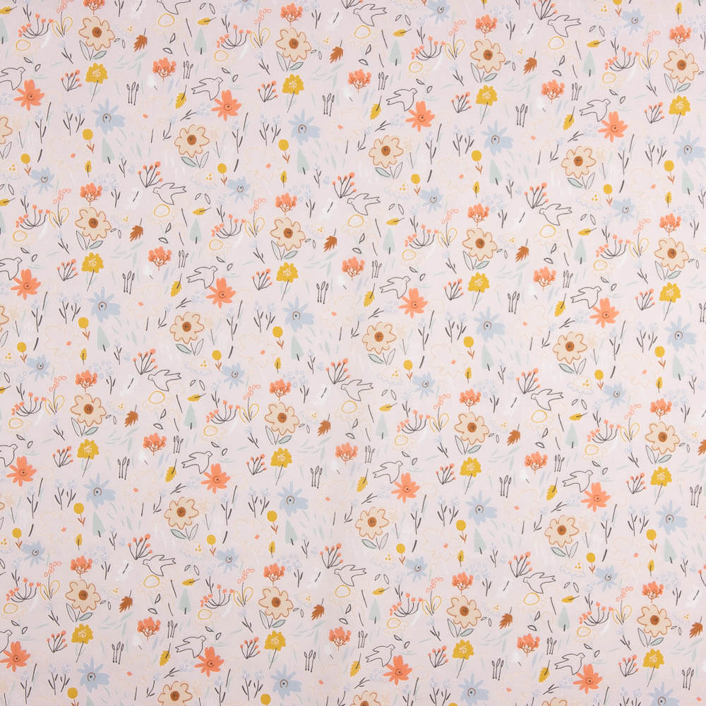 Popeline Flores Merche - Ribes y Casals