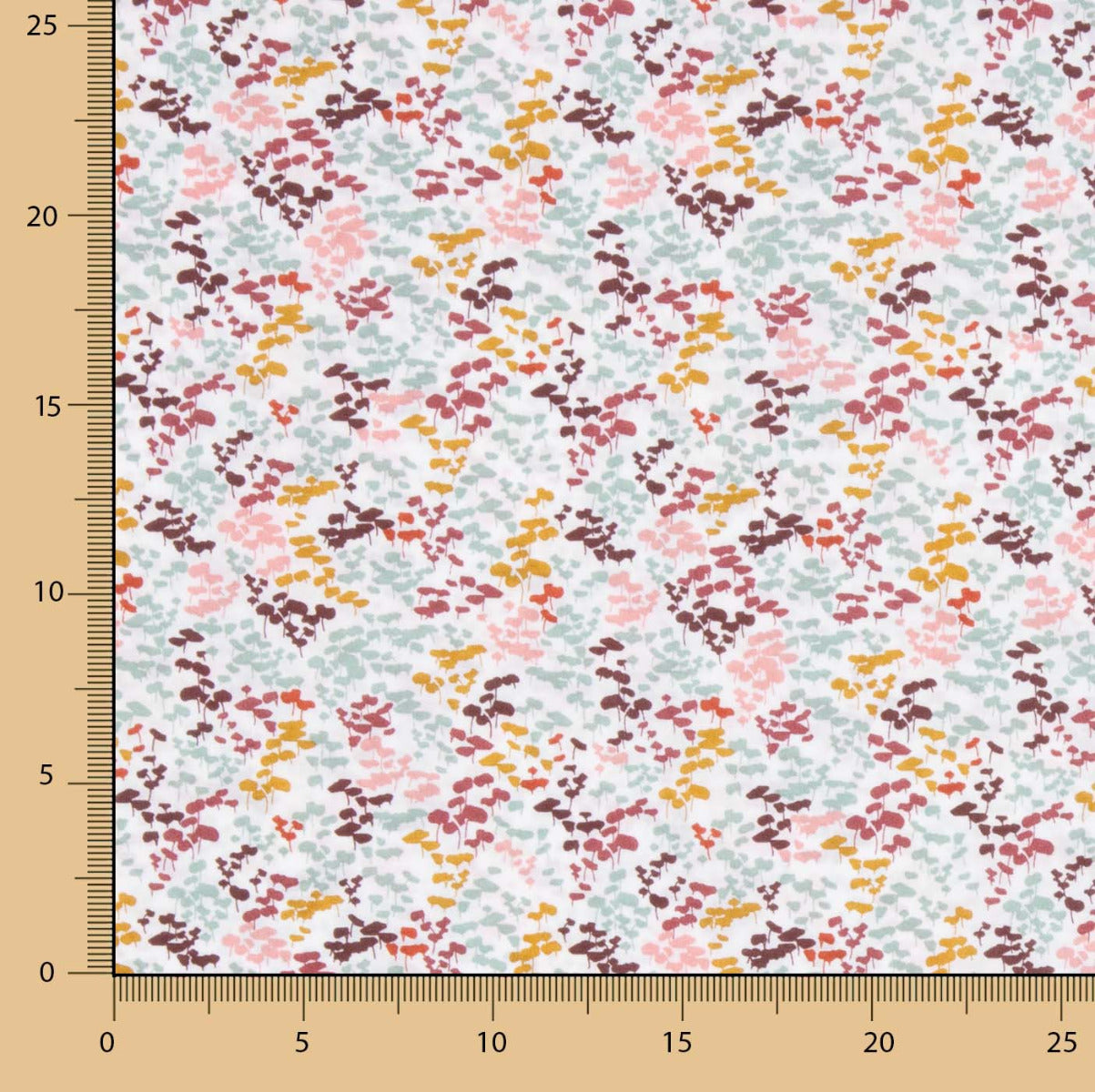 Popeline Flores Nebu - Ribes y Casals