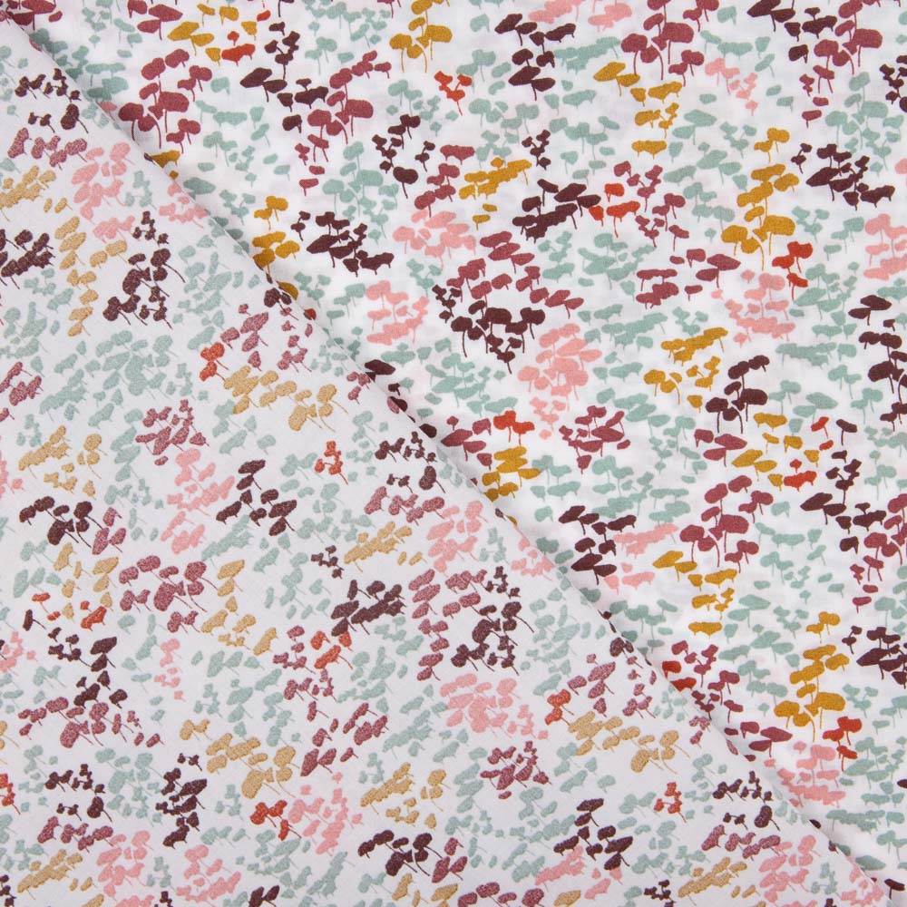 Popeline Flores Nebu - Ribes y Casals