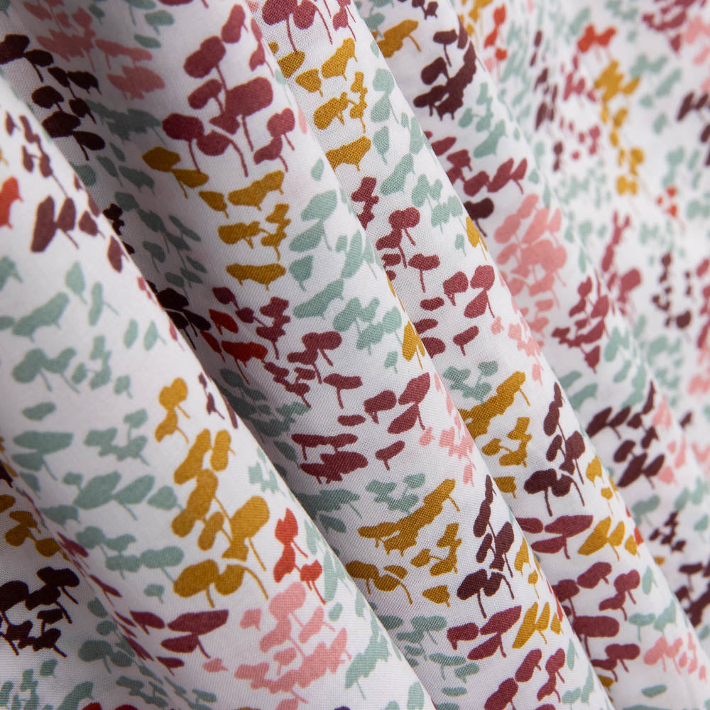 Popeline Flores Nebu - Ribes y Casals