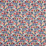 Popeline Flores Jardim Azul - Ribes y Casals