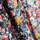 Popeline Flores Jardim Azul - Ribes y Casals