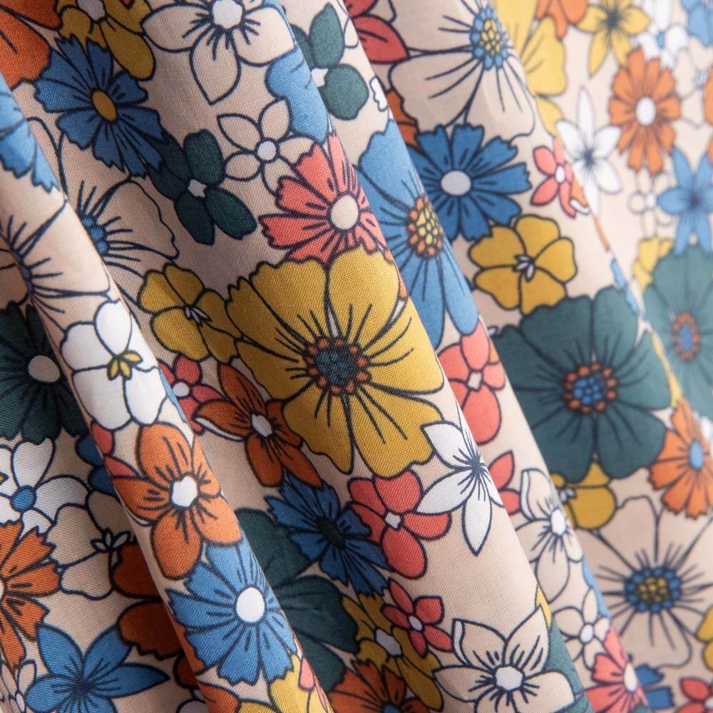 Popeline Flores Sofia - Ribes y Casals