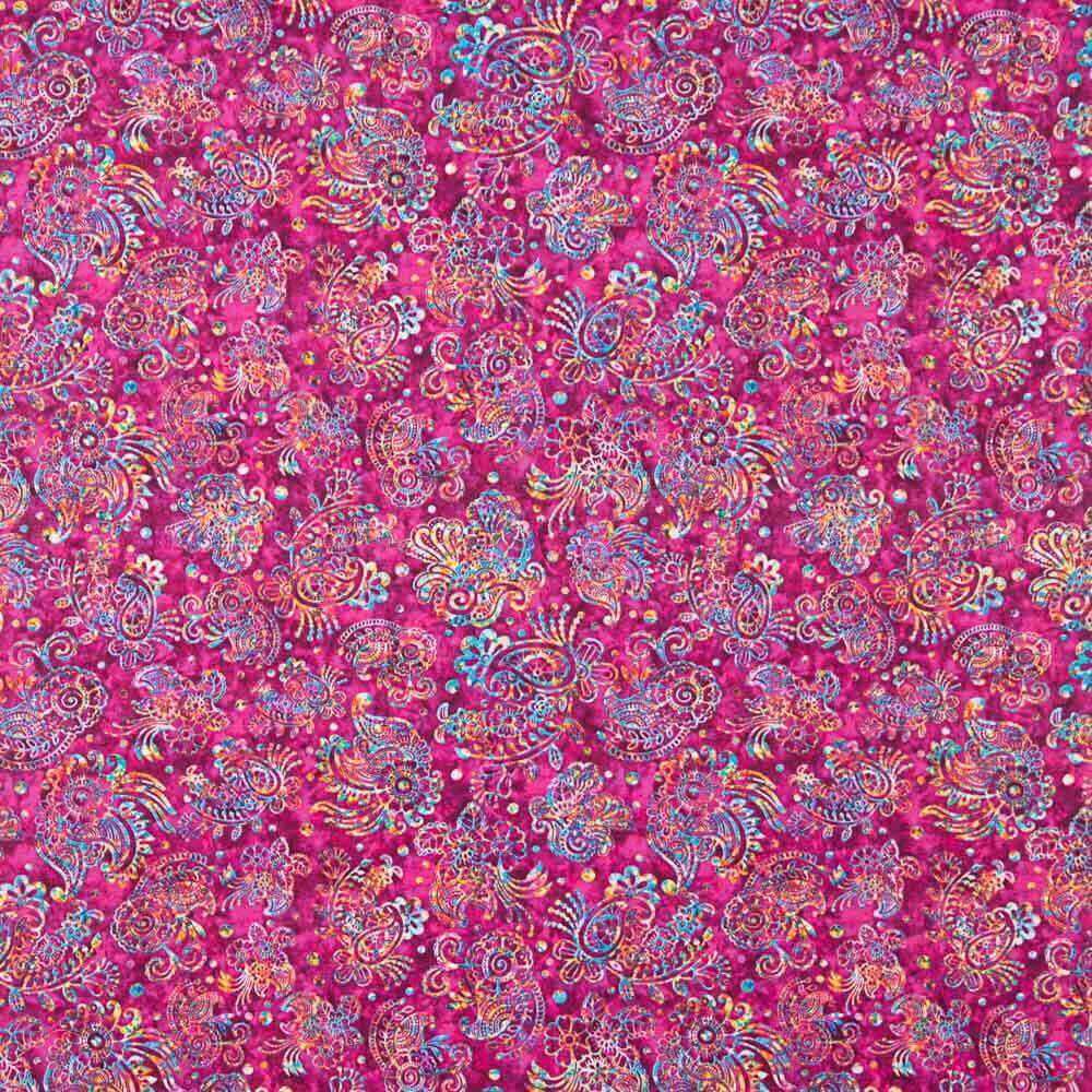 Patchwork Americano Batik Cashmere Fúcsia - Ribes y Casals