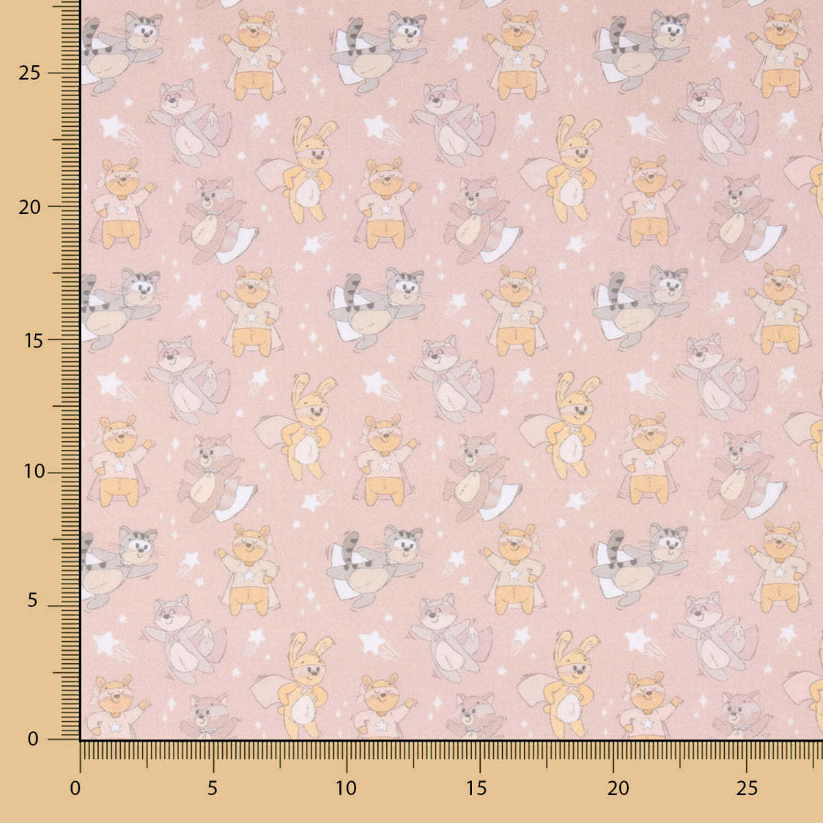 Popeline  Algodão Gato Capa Rosa - Ribes y Casals