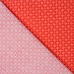 Algodão Popeline Geométrico Laranja - Ribes y Casals
