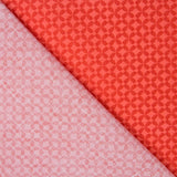 Algodão Popeline Geométrico Laranja - Ribes y Casals