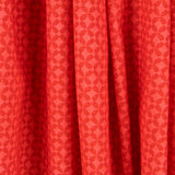 Algodão Popeline Geométrico Laranja - Ribes y Casals