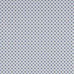 Popeline Flor Kubo Azul - Ribes y Casals