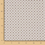 Popeline Flor Kubo Bege - Ribes y Casals