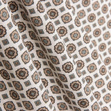 Popeline Flor Kubo Bege - Ribes y Casals