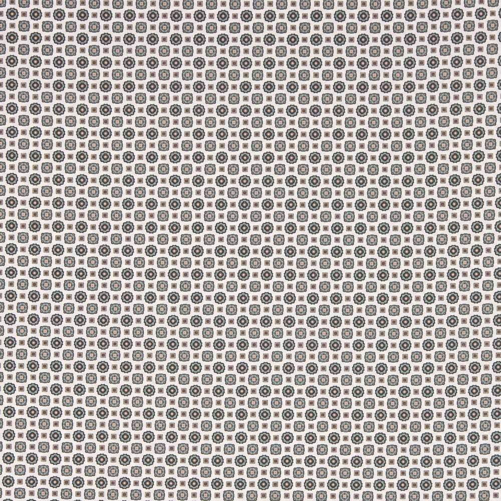 Popeline Flor Kubo Esverdeado - Ribes y Casals