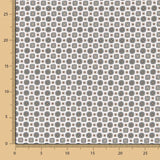 Popeline Flor Kubo Esverdeado - Ribes y Casals