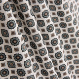 Popeline Flor Kubo Esverdeado - Ribes y Casals