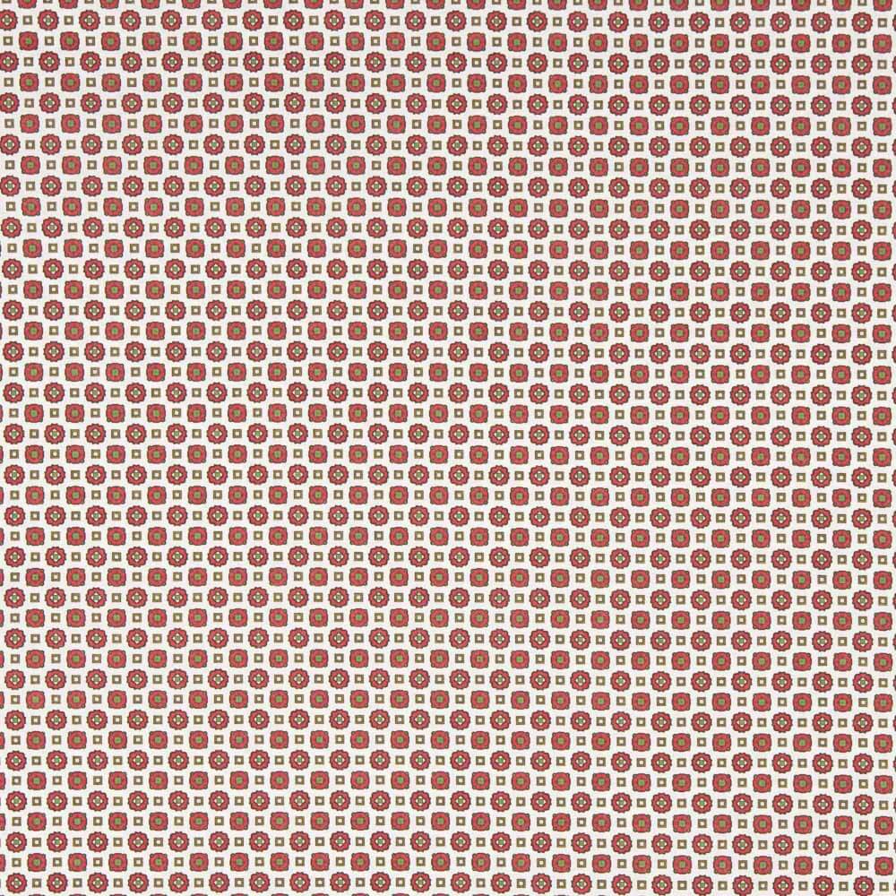 Popeline Flor Kubo Vermelho - Ribes y Casals