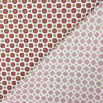 Popeline Flor Kubo Vermelho - Ribes y Casals