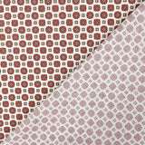 Popeline Flor Kubo Vermelho - Ribes y Casals