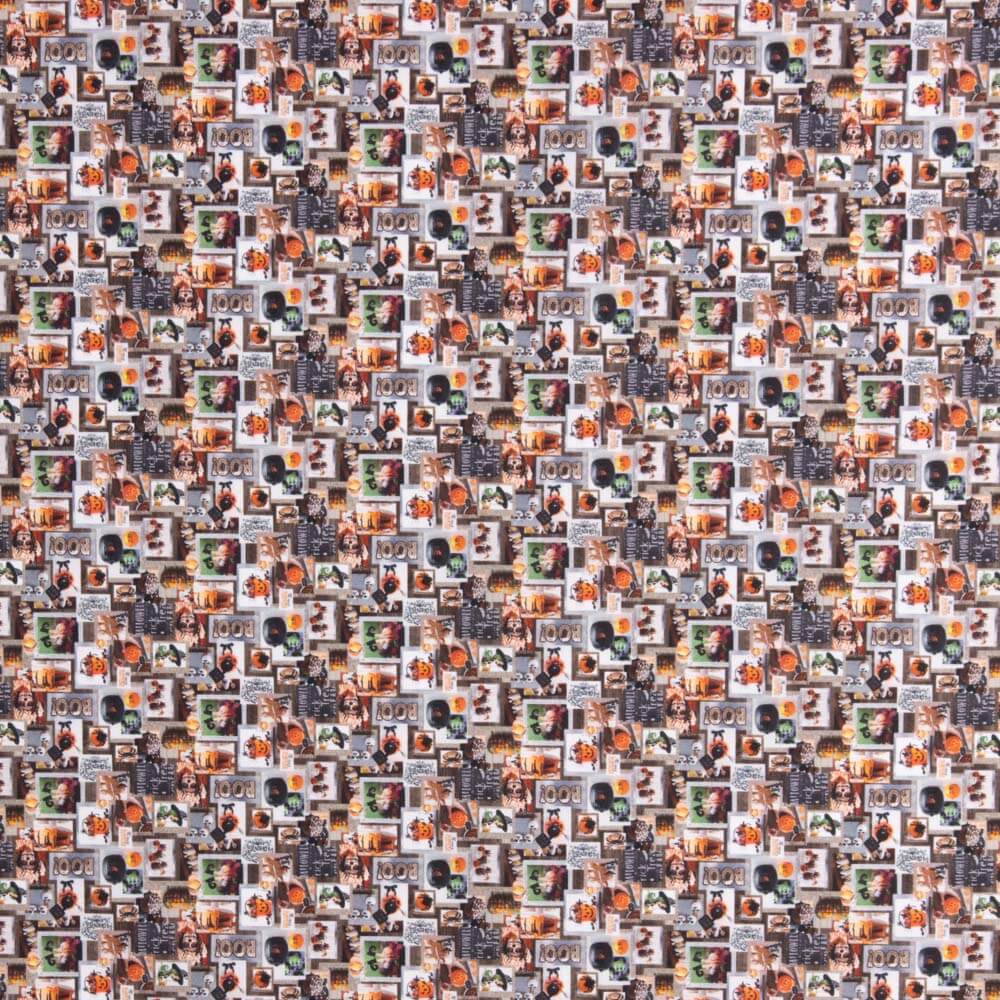 Popeline Algodão Haloween Mini - Ribes y Casals