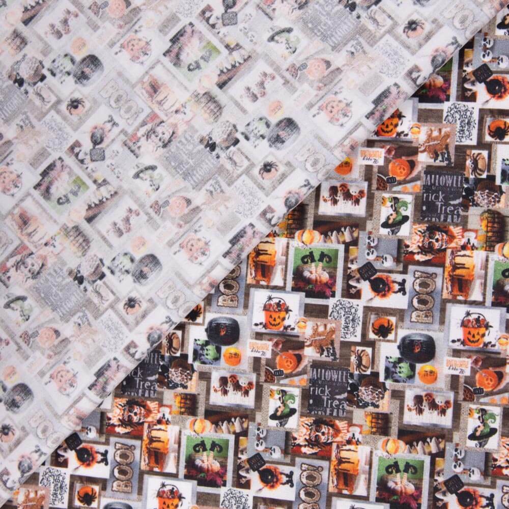 Popeline Algodão Haloween Mini - Ribes y Casals