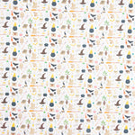 Popeline  Algodão Mágico Potter Branco - Ribes y Casals