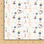 Popeline  Algodão Mágico Potter Branco - Ribes y Casals