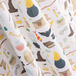 Popeline  Algodão Mágico Potter Branco - Ribes y Casals