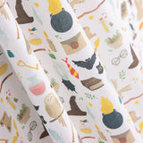 Popeline  Algodão Mágico Potter Branco - Ribes y Casals