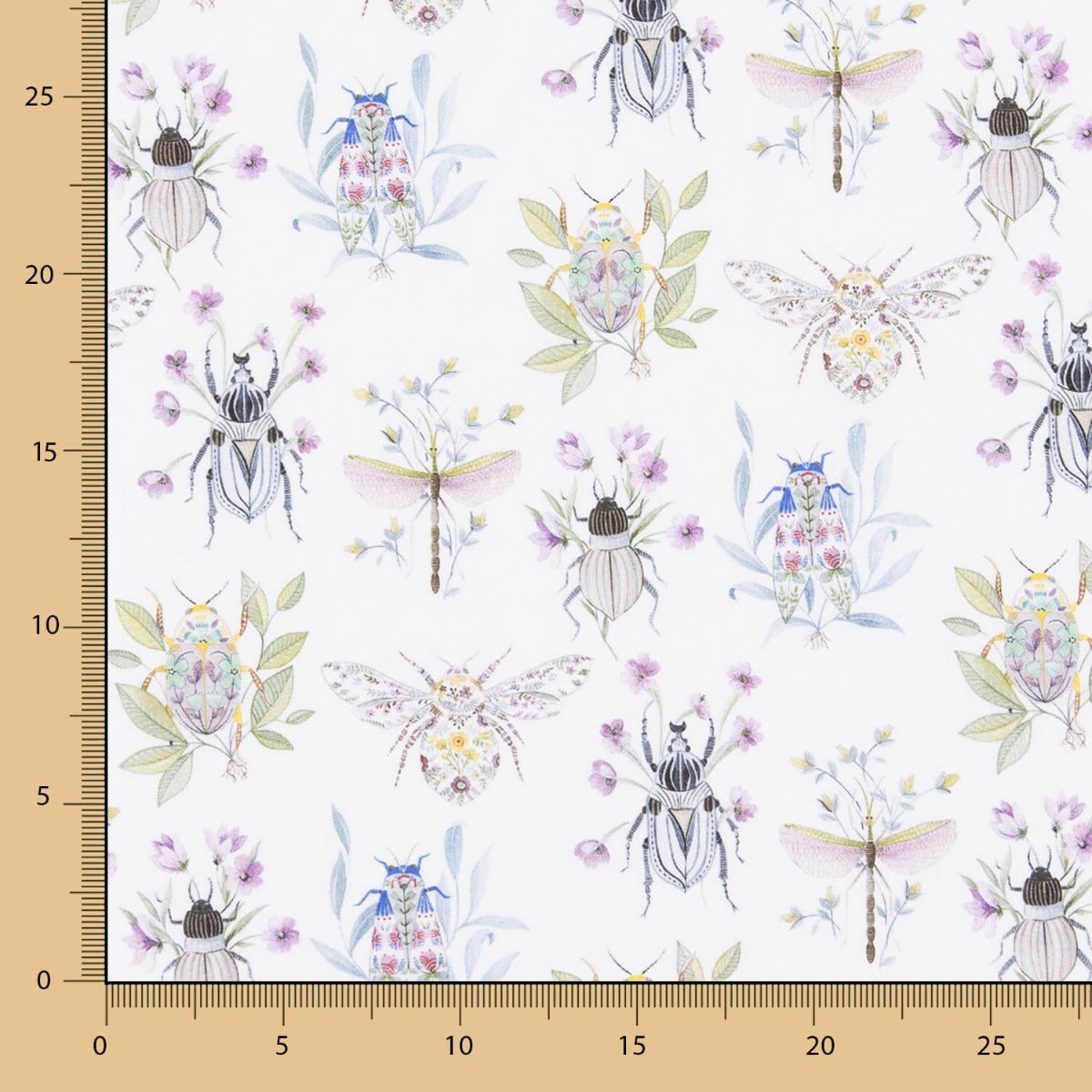 Popeline Algodão Insetos - Ribes y Casals