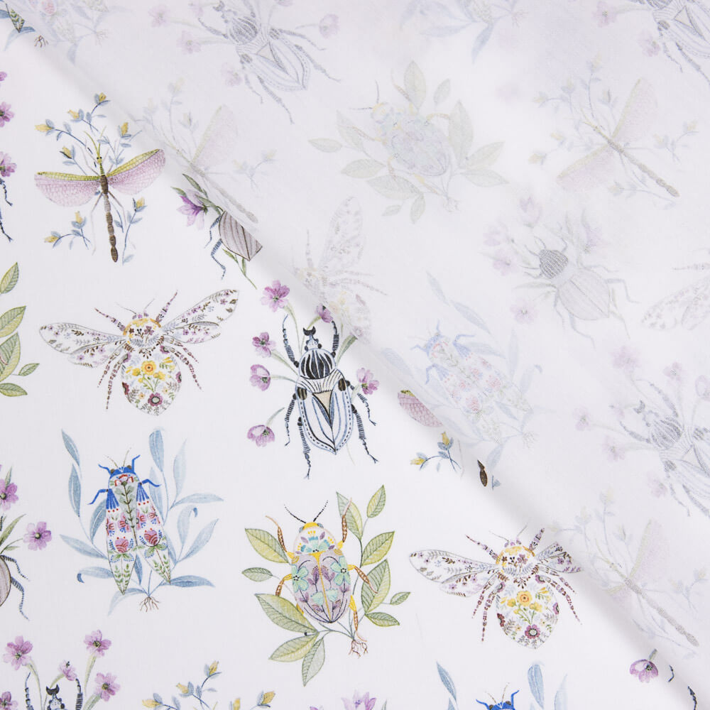 Popeline Algodão Insetos - Ribes y Casals