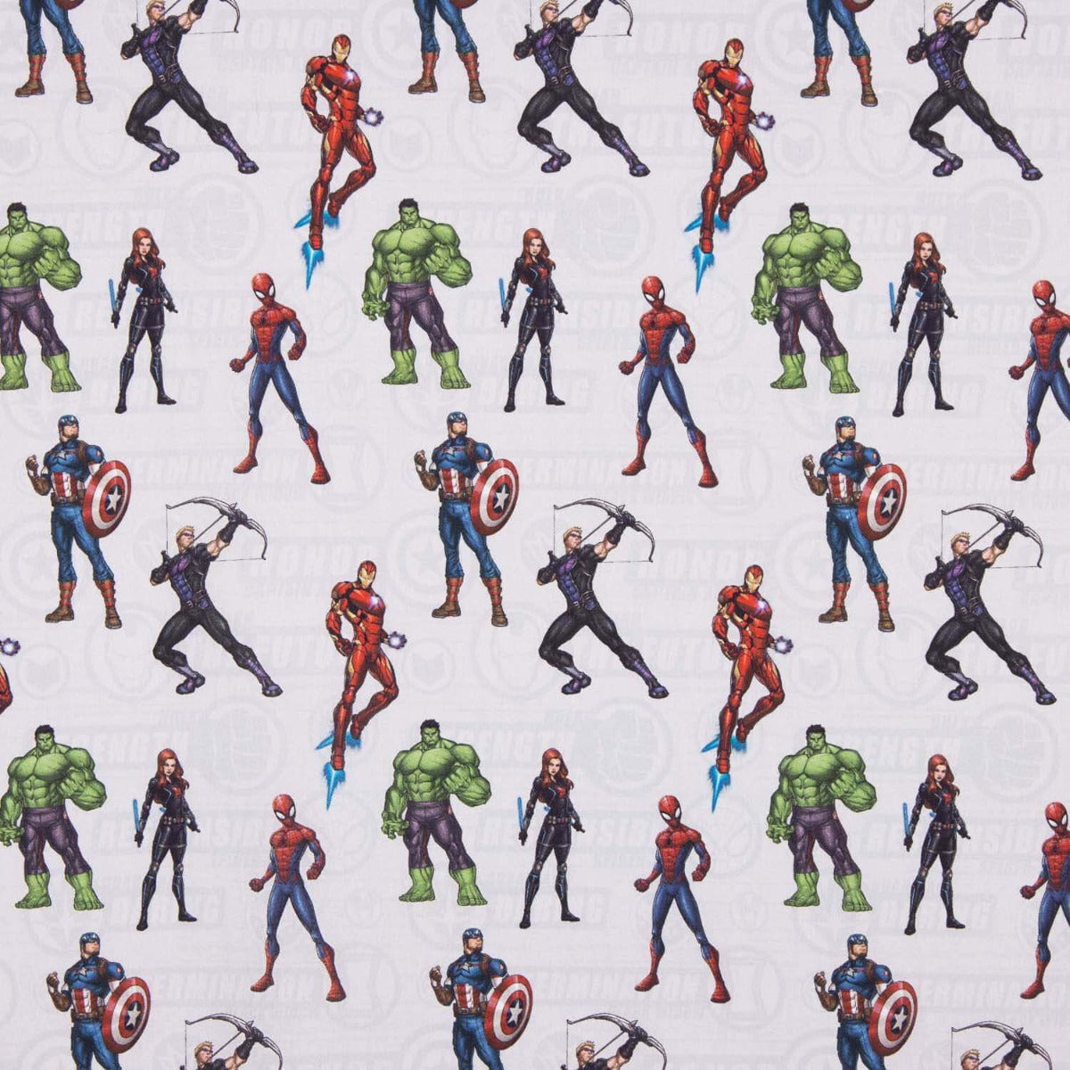 Popeline Licença Os Vingadores Cinza - Ribes y Casals