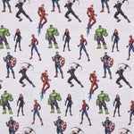 Popeline Licença Os Vingadores Cinza - Ribes y Casals