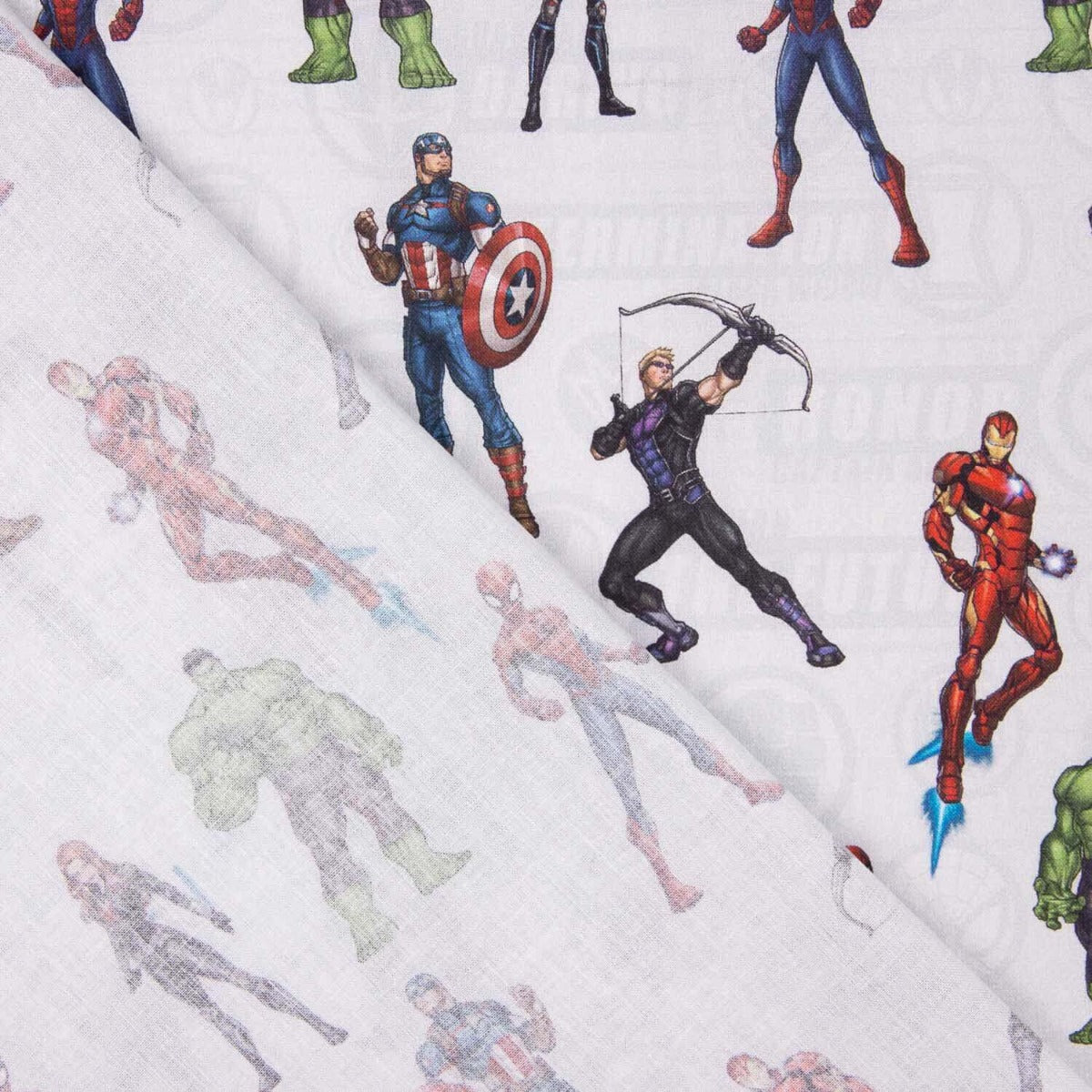 Popeline Licença Os Vingadores Cinza - Ribes y Casals