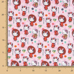 Popeline Licença Hello Kitty Fucsia - Ribes y Casals