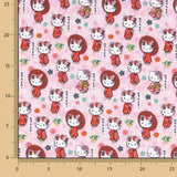 Popeline Licença Hello Kitty Fucsia - Ribes y Casals