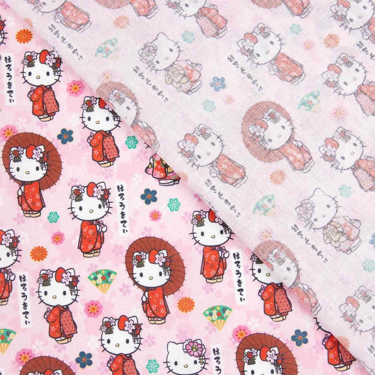 Popeline Licença Hello Kitty Fucsia - Ribes y Casals