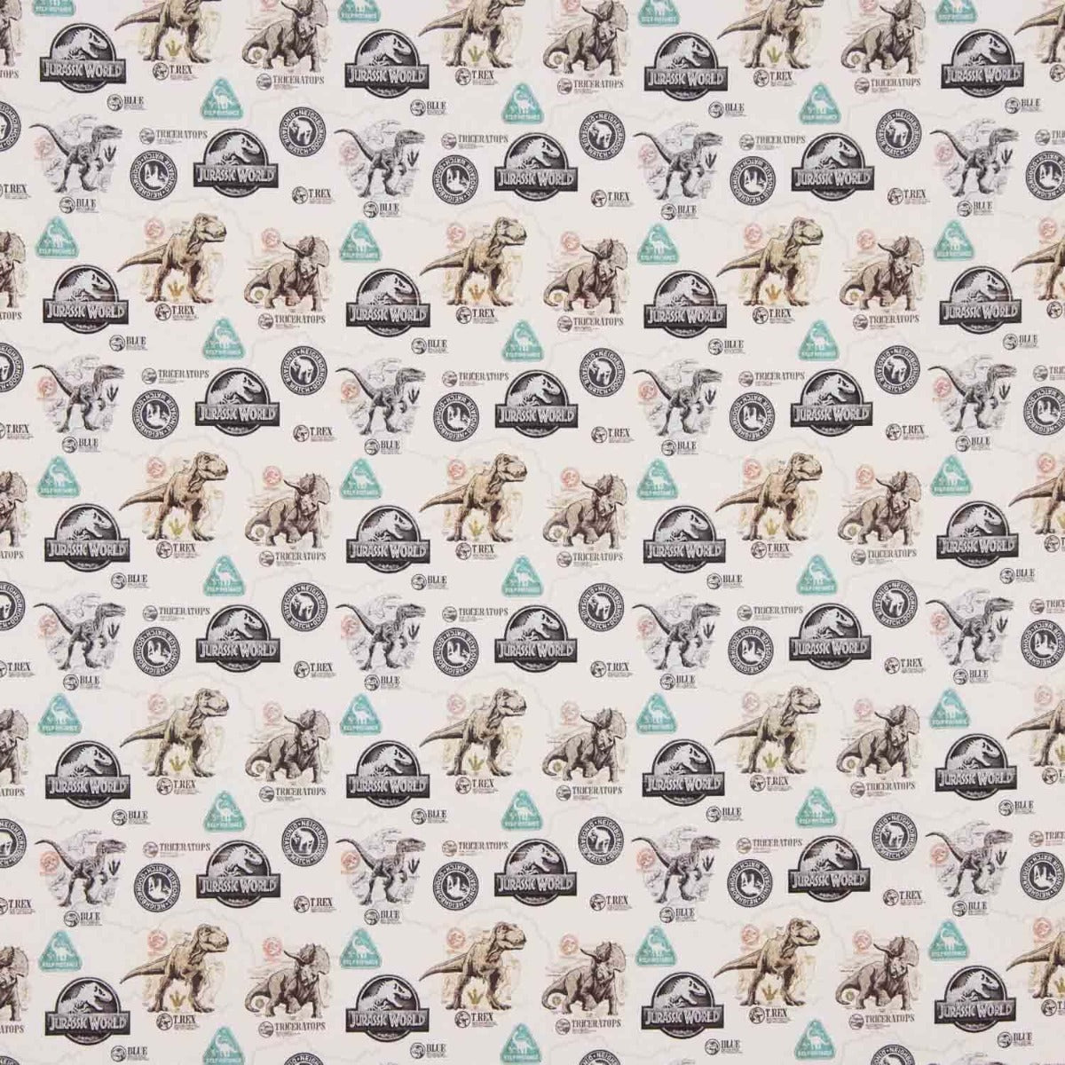 Popeline Licença Jurassic World - Ribes y Casals