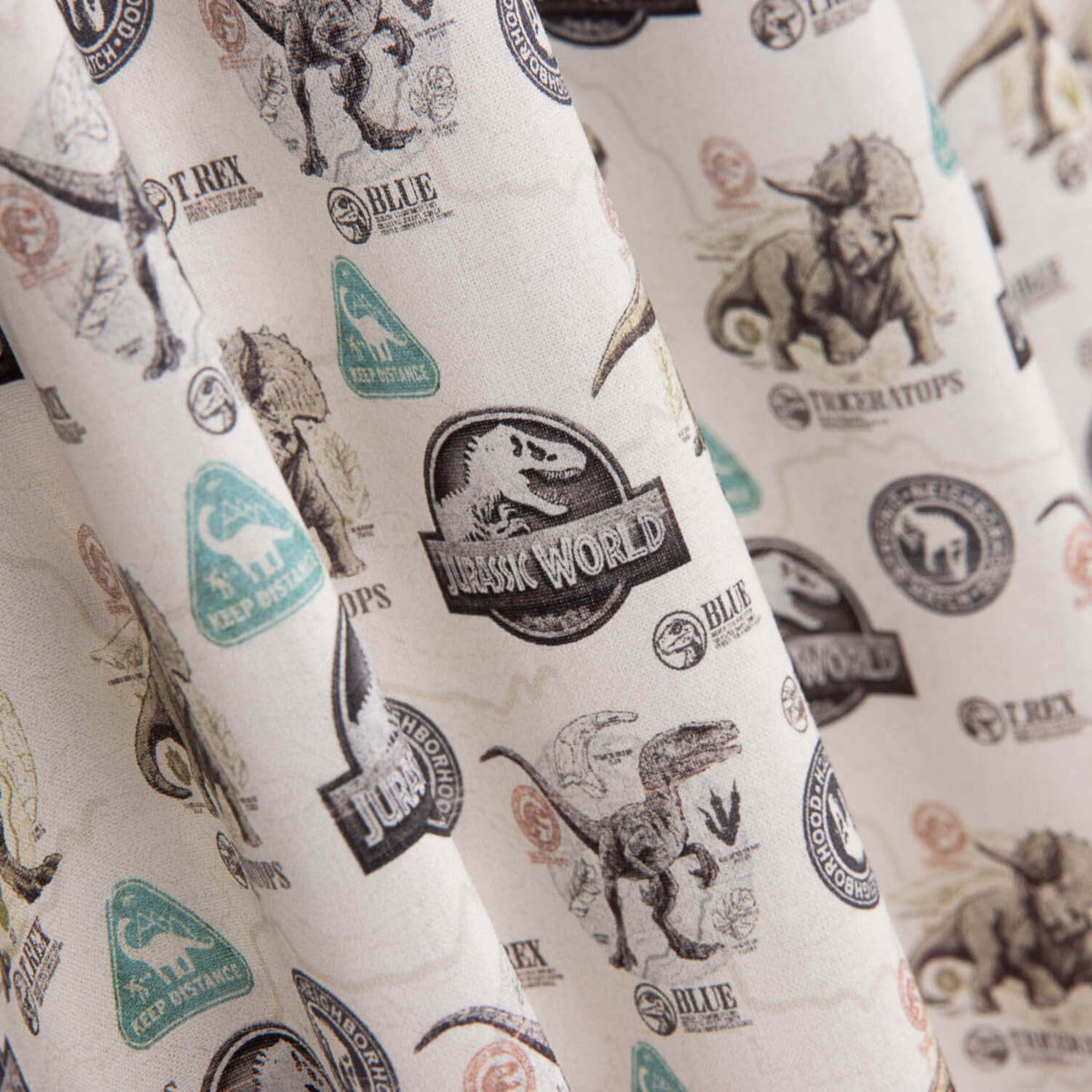 Popeline Licença Jurassic World - Ribes y Casals