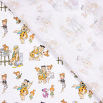 Popeline  Algodão Flinstones - Ribes y Casals