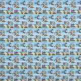 Popeline  Algodão Super Mario Azul - Ribes y Casals