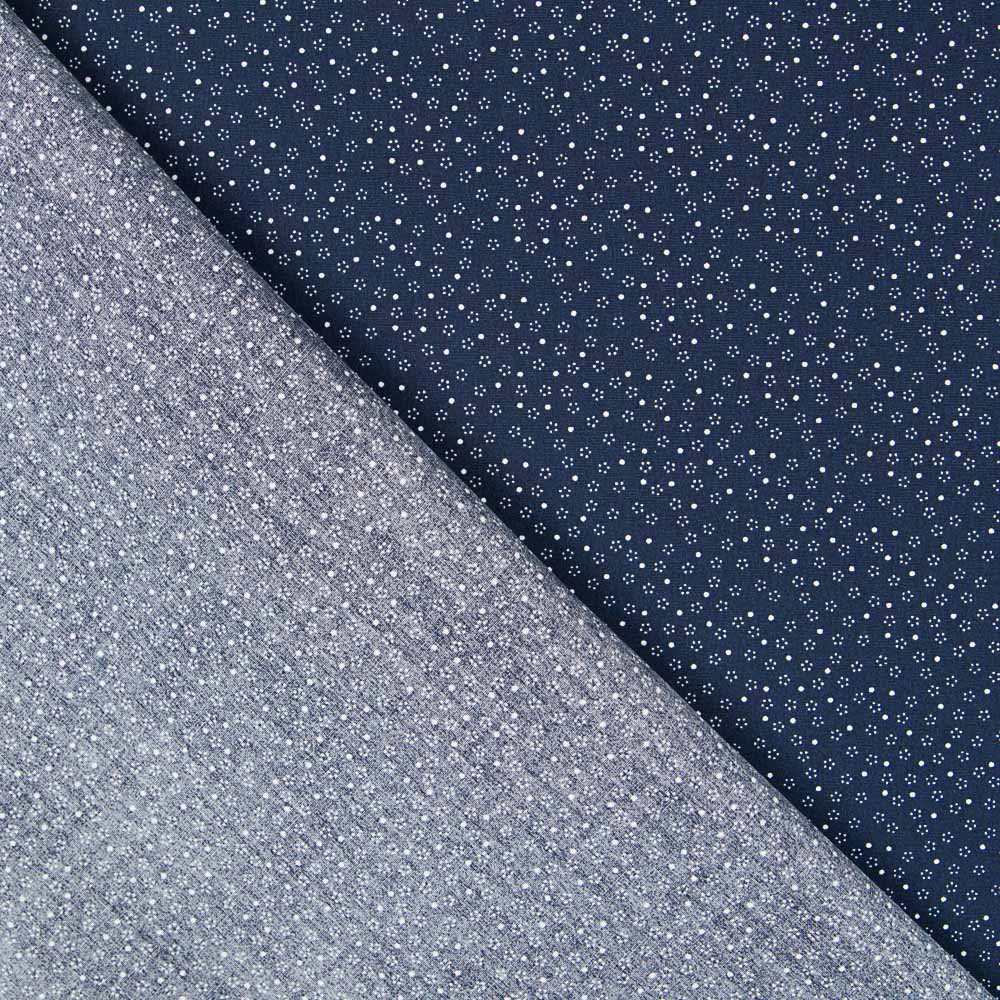 Popeline Micro Flor Marino - Ribes y Casals