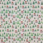 Popeline De Natal Cagatió Verde - Ribes y Casals