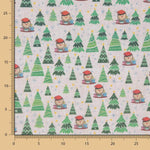 Popeline De Natal Cagatió Verde - Ribes y Casals