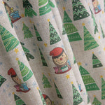 Popeline De Natal Cagatió Verde - Ribes y Casals