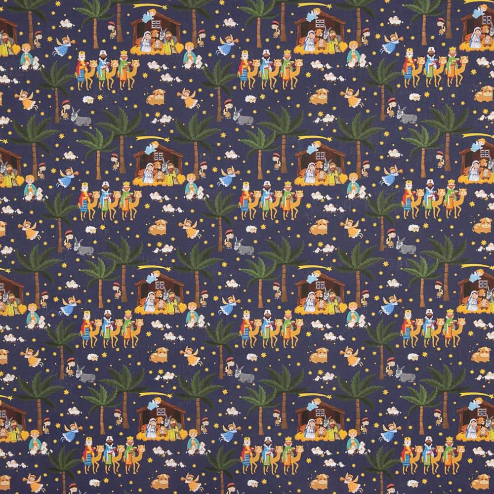 Popeline De Natal Noite Reis - Ribes y Casals